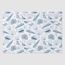 Papier Mousseline Motif de coque de mer