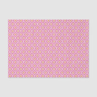 Motif de diamants Ikat rose et orange