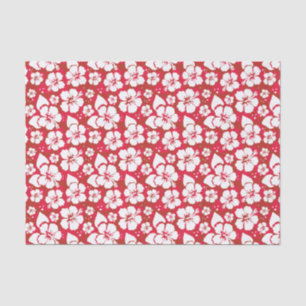 Papier Mousseline Motif de fleurs de ketmie
