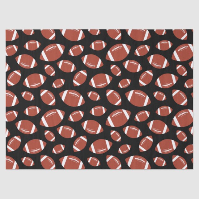 Papier Mousseline Motif de football (Recto)