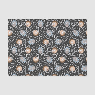 Papier Mousseline Motif de foudre Rick et Morty