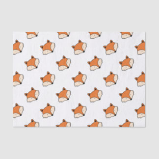 Papier Mousseline Motif de Fox