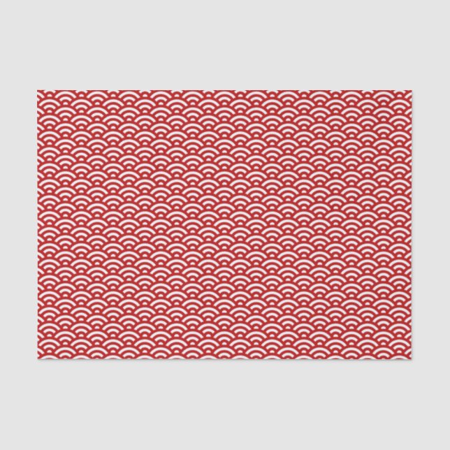 Papier Mousseline Motif de Japonais (Recto)