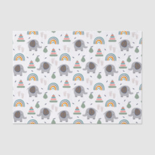Papier Mousseline Motif de jouets pour bébé mou