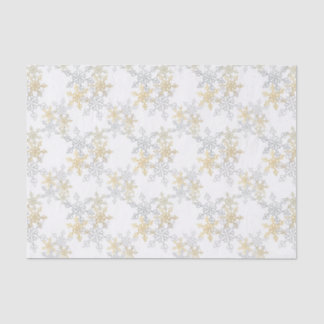 Papier Mousseline Motif de la Dentelle chaude et Cool Snowy Mandala