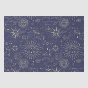 Papier Mousseline Motif de la marine d'astronomie céleste