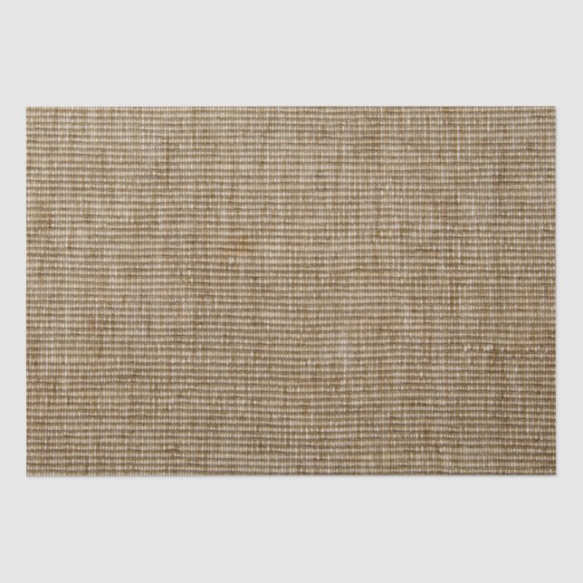 Papier Mousseline motif de la nature de burlap rustique (Recto)