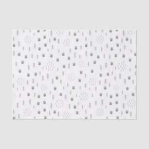 Papier Mousseline Motif de la piste animale du bois mûre