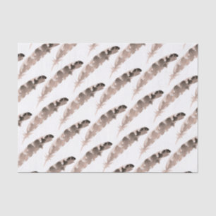 Papier Mousseline Motif de la plume turque Thème Thanksgiving