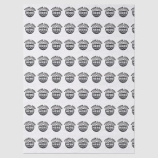 Papier Mousseline Motif de logo d'entreprise simple sur mesure