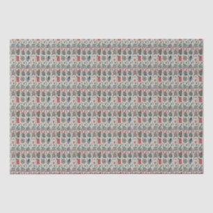 Papier Mousseline Motif de Mahjong Tiles