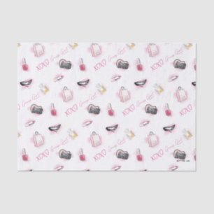 Papier Mousseline Motif de maquillage pour filles Gossip