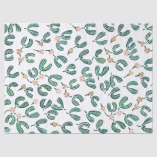 Papier Mousseline Motif de mélèze aquarelle moderne