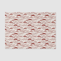 Motif de moustache, rétro style 3