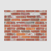Motif de mur de brique rouge