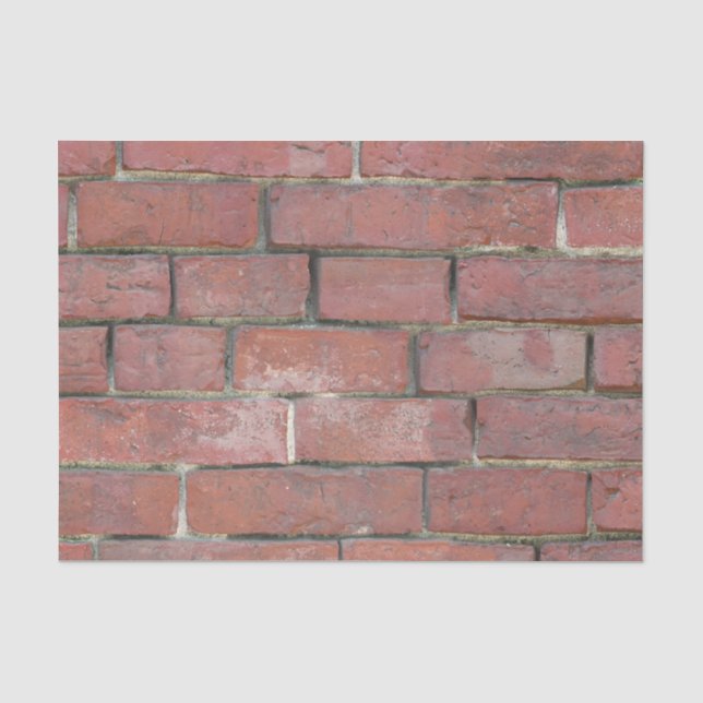 Papier Mousseline Motif de mur de briques (Recto)