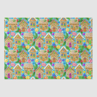 Papier Mousseline Motif de Noël de pain d'épices