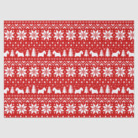 Motif de Noël de silhouettes de Terrier d'écossais