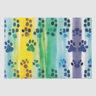 Papier Mousseline Motif de paille aux couleurs pastel