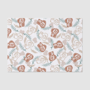 Papier Mousseline Motif de pain grillé