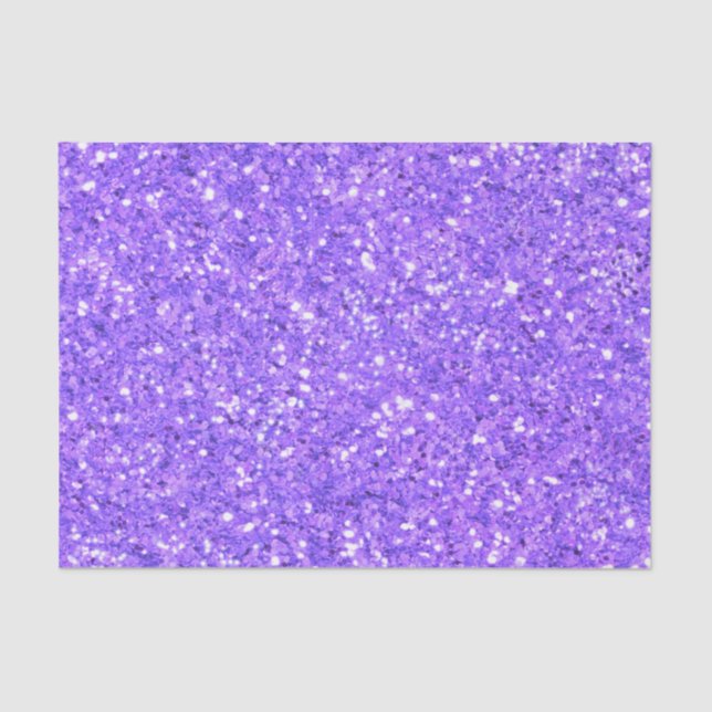 Papier Mousseline Motif de parties scintillant pétillant violet (Recto)