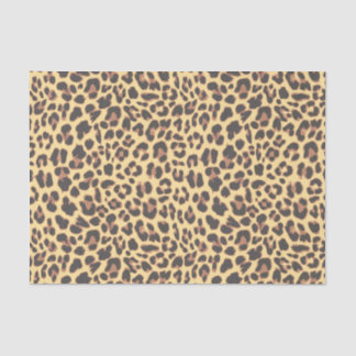 Papier Mousseline Motif de peau d'animal d'empreinte de léopard
