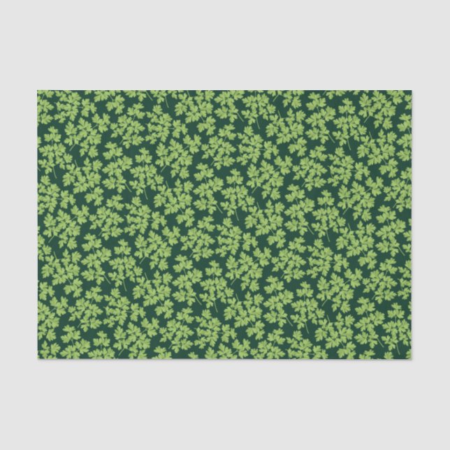 Papier Mousseline Motif de persil (Recto)