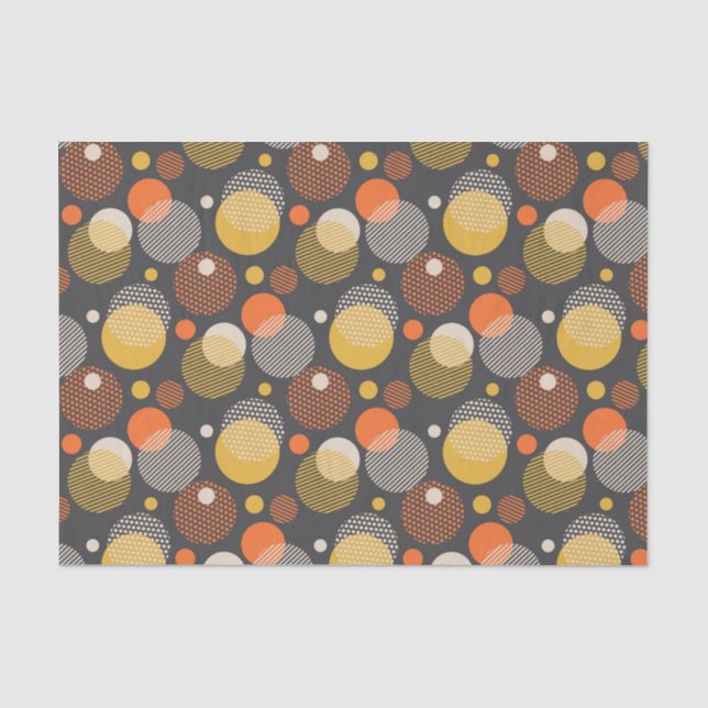 Papier Mousseline Motif de rayure de point de polka (Recto)