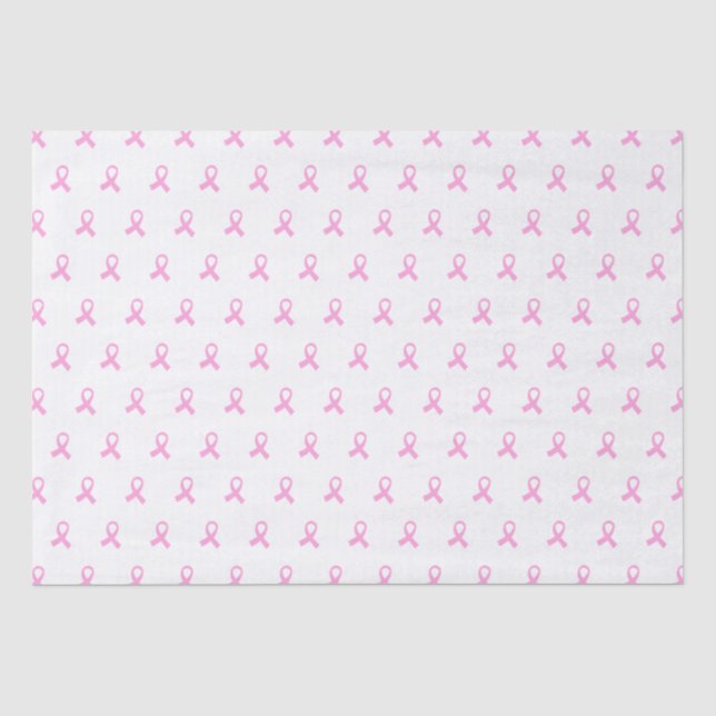 Papier Mousseline Motif de sensibilisation au cancer du sein (Recto)
