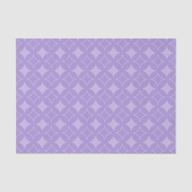 Papier Mousseline Motif de shippo Lilac (Recto)
