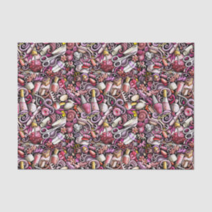 Papier Mousseline Motif de studio de clou