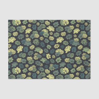 Papier Mousseline Motif de Succulents