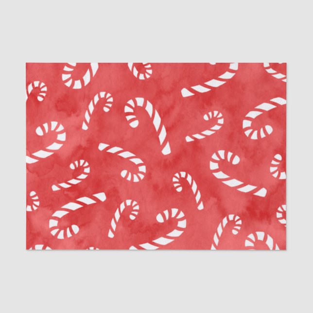 Papier Mousseline Motif de Sucre de canne d'aquarelle Abstrait (Recto)
