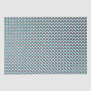Papier Mousseline Motif de surface composée bleu et Brown