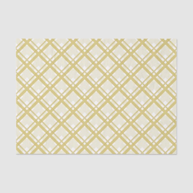 Papier Mousseline Motif de tartan des rayures et des carrés (Recto)