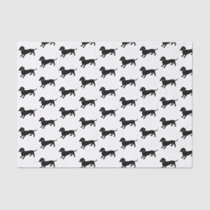 Papier Mousseline Motif de teckels