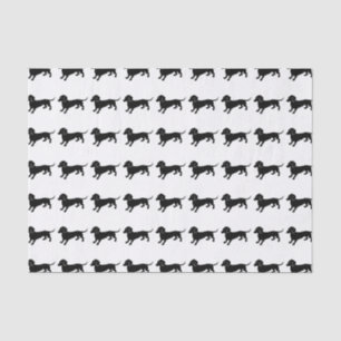 Papier Mousseline Motif de teckels