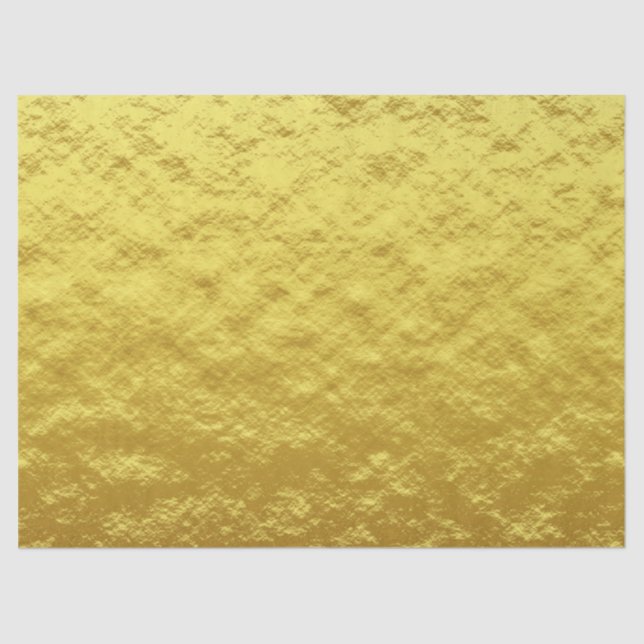 Papier Mousseline Motif de Texture d'or (Luminosité d'or luxueuse) (Recto)