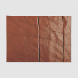 Papier Mousseline Motif de texture en cuir brun riche
