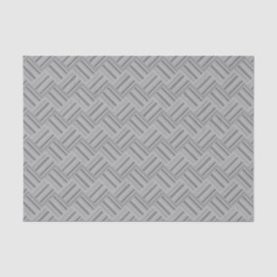 Papier Mousseline Motif de tissage en diagonale rayures grises