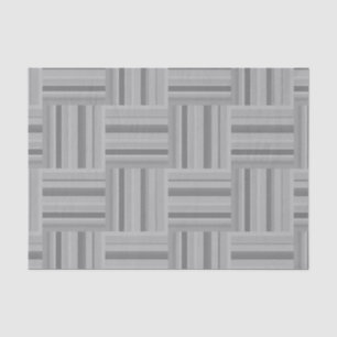 Papier Mousseline Motif de tissage rayures grises