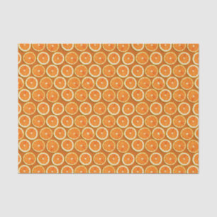 Papier Mousseline Motif de tranches de citron