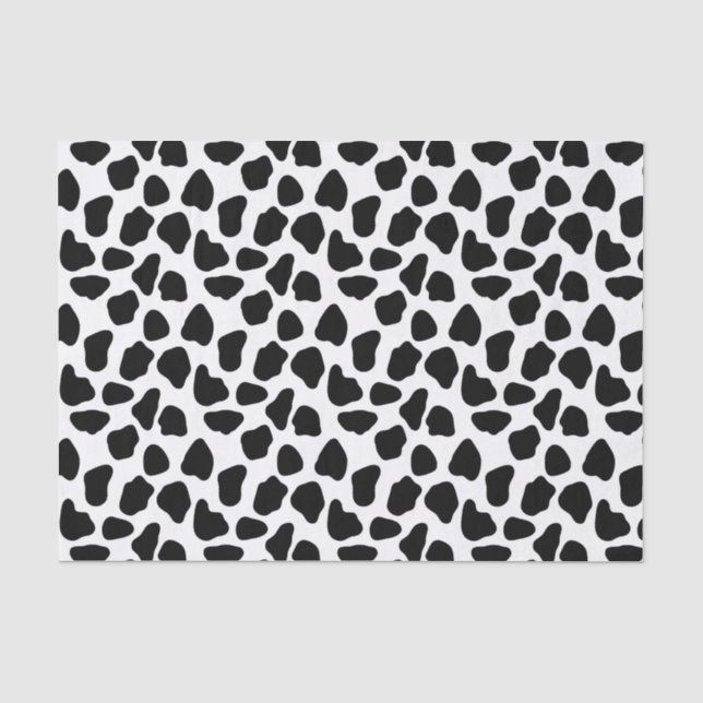 Papier Mousseline Motif de vache (Recto)