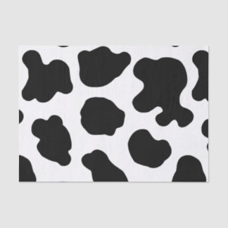 Papier Mousseline Motif de vache imprimé
