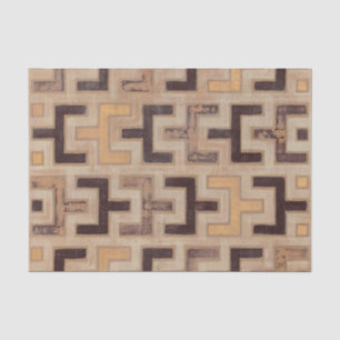 Papier Mousseline Motif décoratif africain en tissu boueux