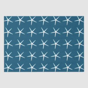 Papier Mousseline Motif d'écrevisse Bleu Bleu Bleu Élégant Nautique 