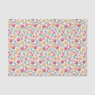 Papier Mousseline Motif d'enfant de Kawaii avec des griffonnages