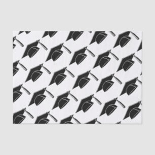 Papier Mousseline Motif des majuscules noires