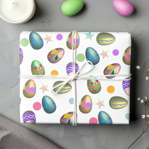 Papier Mousseline Motif des oeufs de Pâques
