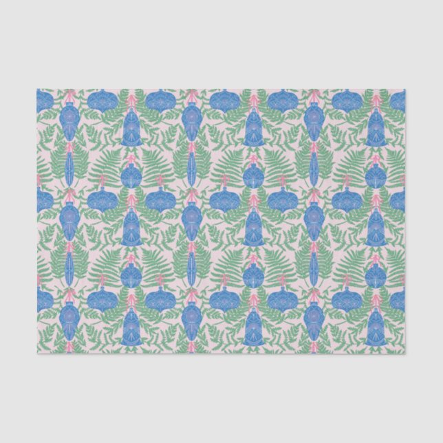 Papier Mousseline Motif des ornements de Noël festifs (Recto)
